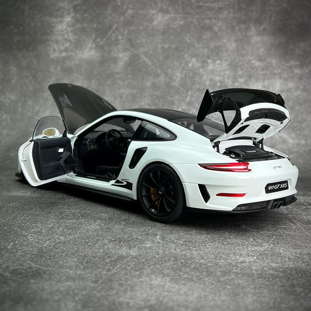 [AutoArt] 1:18 Porsche 2018 911 991.2 GT3 RS White Model Car Die-Cast