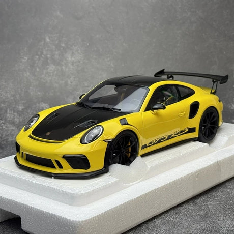 [AutoArt] 1:18 Porsche 2018 911 991.2 GT3 RS Yellow Model Car Die-Cast
