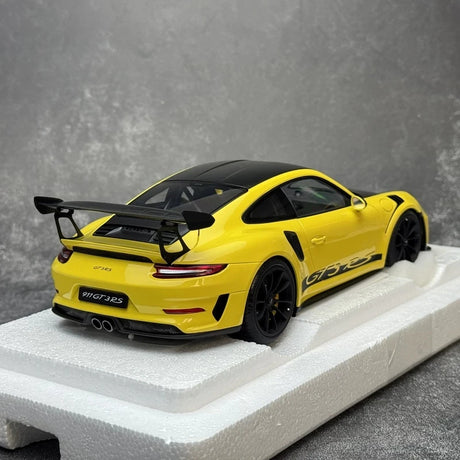 [AutoArt] 1:18 Porsche 2018 911 991.2 GT3 RS Yellow Model Car Die-Cast