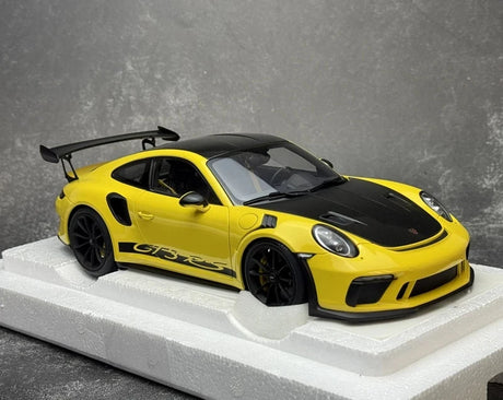 [AutoArt] 1:18 Porsche 2018 911 991.2 GT3 RS Yellow Model Car Die-Cast
