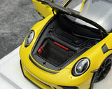 [AutoArt] 1:18 Porsche 2018 911 991.2 GT3 RS Yellow Model Car Die-Cast
