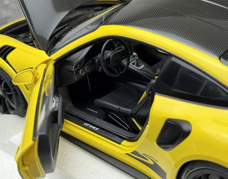 [AutoArt] 1:18 Porsche 2018 911 991.2 GT3 RS Yellow Model Car Die-Cast