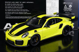 [AutoArt] 1:18 Porsche 2018 911 GT2 RS 991.2 Auto modello verde acido in metallo pressofuso