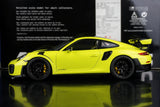 [AutoArt] 1:18 Porsche 2018 911 GT2 RS 991.2 Auto modello verde acido in metallo pressofuso