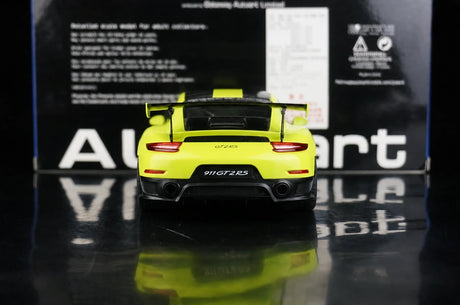 [AutoArt] 1:18 Porsche 2018 911 GT2 RS 991.2 Auto modello verde acido in metallo pressofuso
