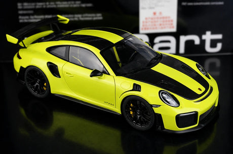 [AutoArt] 1:18 Porsche 2018 911 GT2 RS 991.2 Auto modello verde acido in metallo pressofuso
