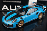 [AutoArt] 1:18 Porsche 2018 911 GT2 RS 991.2 Modello Blu Auto Pressofuso