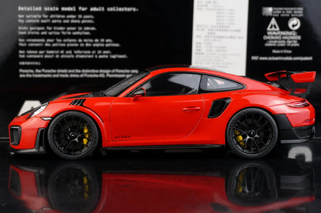 [AutoArt] 1:18 Porsche 2018 911 GT2 RS 991.2 Modello Rosso di auto in metallo pressofuso