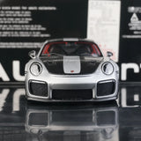 [AutoArt] 1:18 Porsche 2018 911 GT2 RS 991.2 Auto modello d'argento in metallo pressofuso
