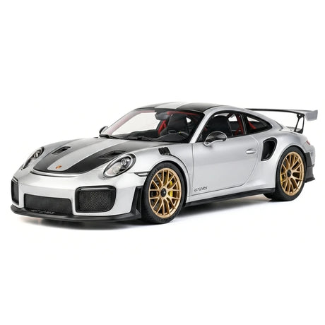 [AutoArt] 1:18 Porsche 2018 911 GT2 RS 991.2 Auto modello d'argento in metallo pressofuso