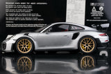 [AutoArt] 1:18 Porsche 2018 911 GT2 RS 991.2 Auto modello d'argento in metallo pressofuso