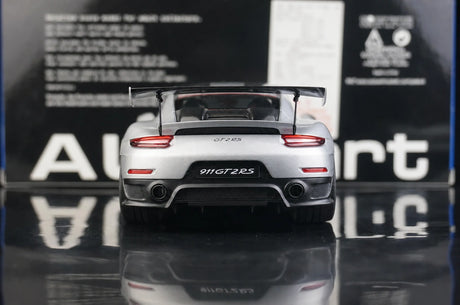 [AutoArt] 1:18 Porsche 2018 911 GT2 RS 991.2 Auto modello d'argento in metallo pressofuso