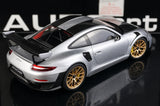 [AutoArt] 1:18 Porsche 2018 911 GT2 RS 991.2 Auto modello d'argento in metallo pressofuso