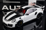 [AutoArt] 1:18 Porsche 2018 911 GT2 RS 991.2 Modello bianco di auto in metallo pressofuso