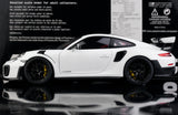 [AutoArt] 1:18 Porsche 2018 911 GT2 RS 991.2 Modello bianco di auto in metallo pressofuso