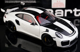 [AutoArt] 1:18 Porsche 2018 911 GT2 RS 991.2 Modello bianco di auto in metallo pressofuso