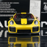 [AutoArt] 1:18 Porsche 2018 911 GT2 RS 991.2 Auto Gialla in Metallo Pressofuso