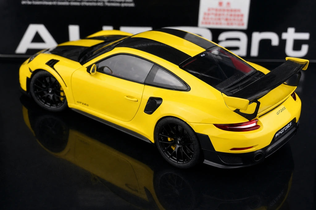 [AutoArt] 1:18 Porsche 2018 911 GT2 RS 991.2 Auto Gialla in Metallo Pressofuso