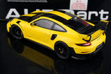 [AutoArt] 1:18 Porsche 2018 911 GT2 RS 991.2 Auto Gialla in Metallo Pressofuso
