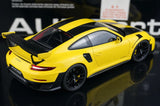 [AutoArt] 1:18 Porsche 2018 911 GT2 RS 991.2 Auto Gialla in Metallo Pressofuso