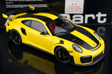 [AutoArt] 1:18 Porsche 2018 911 GT2 RS 991.2 Auto Gialla in Metallo Pressofuso