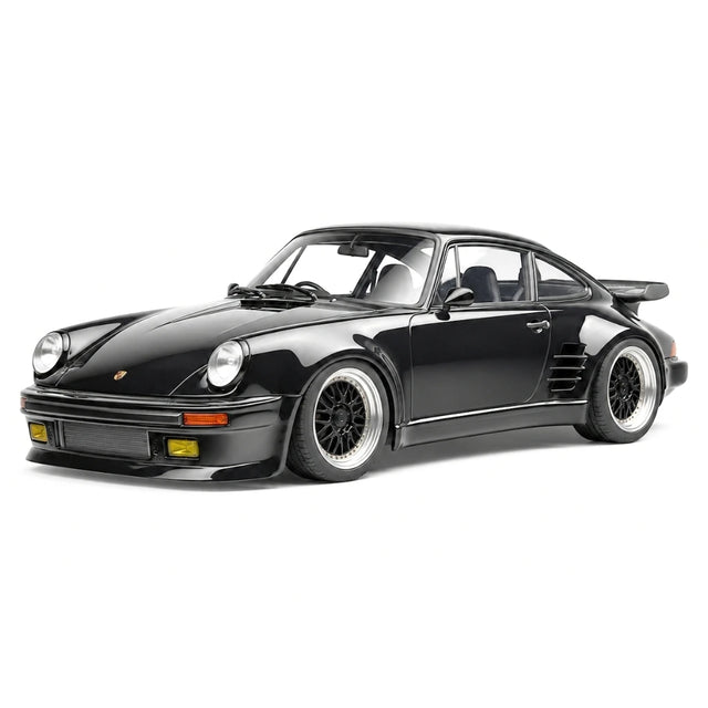 [AutoArt] 1:18 Porsche 911 (930) Turbo Wangan Midnight Blackbird Black Model Car Die-Cast