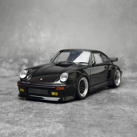 [AutoArt] 1:18 Porsche 911 (930) Turbo Wangan Midnight Blackbird Black Model Car Die-Cast