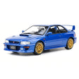 AutoArt Subaru 1998 Impreza 22B Blue 1:18 – Modelo de Metal Fundido em Metal de Coleção