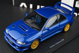 AutoArt Subaru 1998 Impreza 22B Blue 1:18 – Modelo de Metal Fundido em Metal de Coleção