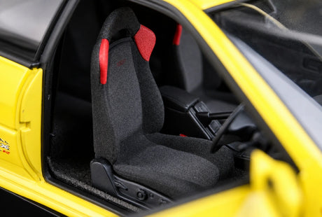 AutoArt Subaru 1998 Impreza WRX Type-R amarelo 1:18 – modelo de coleção em metal fundido