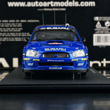 Subaru 2001 Impreza WRC Gravel #1 1:18 modèle de collection en métal moulé sous pression par AutoArt - vue 1