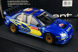 Subaru 2001 Impreza WRC Gravel #1 1:18 modèle de collection en métal moulé sous pression par AutoArt - vue 7