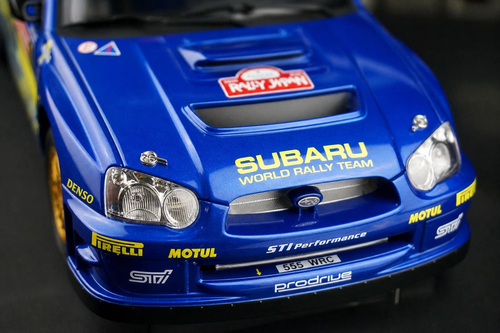 Subaru 2001 Impreza WRC Gravel #1 1:18 modèle de collection en métal moulé sous pression par AutoArt - vue 9