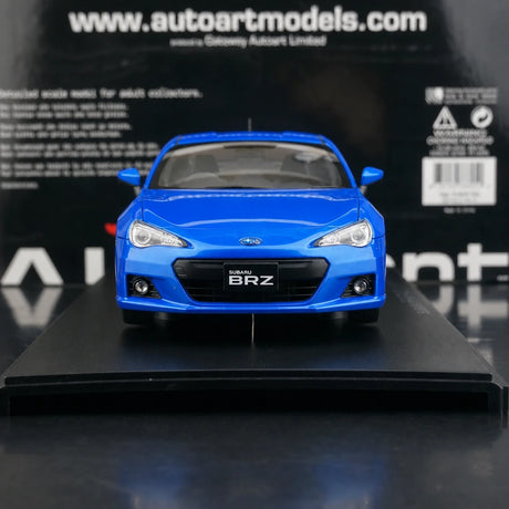 AutoArt Subaru 2013 BRZ azul 1:18 – modelo de coleção em metal fundido