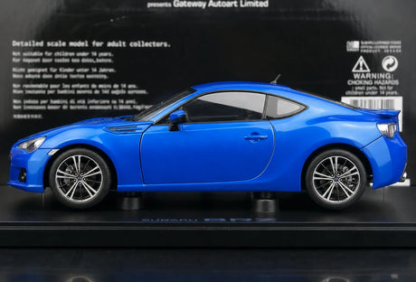 AutoArt Subaru 2013 BRZ azul 1:18 – modelo de coleção em metal fundido