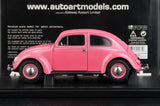 AutoArt Volkswagen 1955 Beetle 1200 Pink 1:18 – Modello da collezione in metallo pressofuso