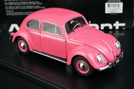 AutoArt Volkswagen 1955 Beetle 1200 Roze 1:18 – Verzamelobject gegoten model gegoten