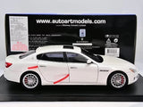 [AutoArt] 1:18 Maserati 2015 Quattroporte GTS White Model Car Die-Cast