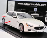 [AutoArt] 1:18 Maserati 2015 Quattroporte GTS White Model Car Die-Cast