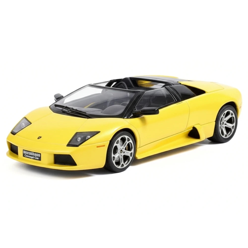 [AutoArt] 1:43 Lamborghini 2001 Murcielago Yellow Model Car Die-Cast