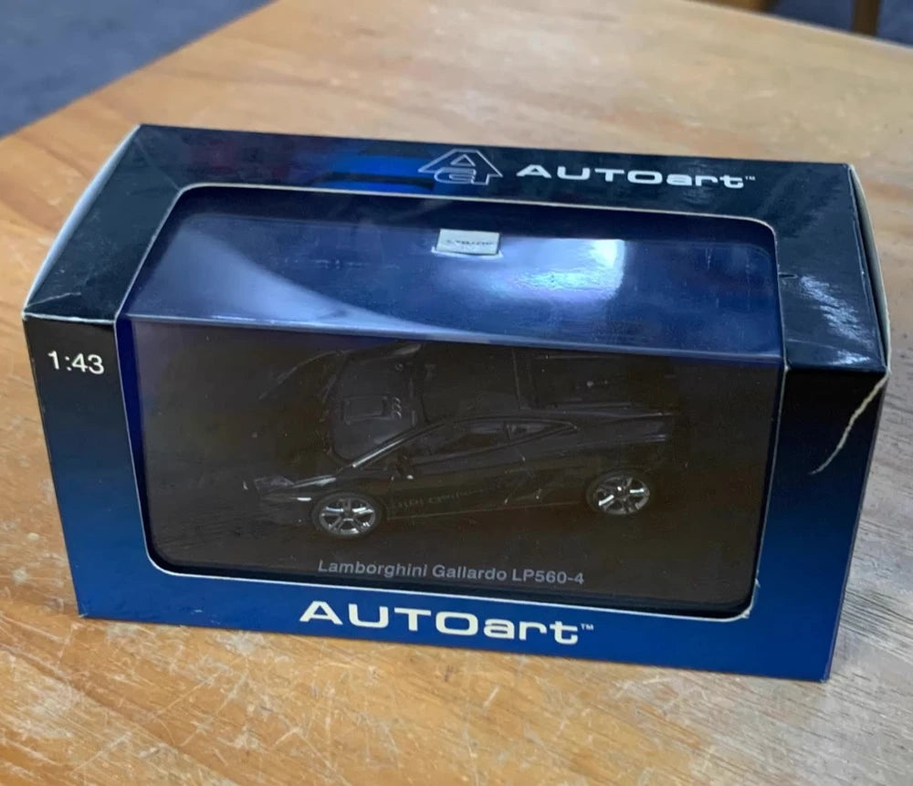 [AutoArt] 1:43 Lamborghini 2008 Gallardo LP560-4 Black Model Car Die-Cast