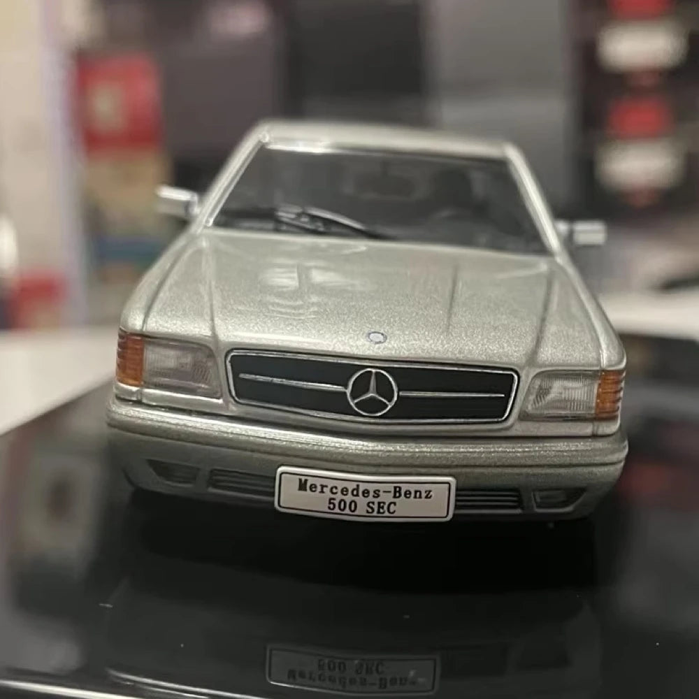 [AutoArt] 1:43 Mercedes-Benz 1985 500 SEC C126 argent voiture miniature Die-Cast