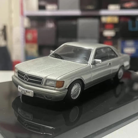 [AutoArt] 1:43 Mercedes-Benz 1985 500 SEC C126 Silver Model Car Die-Cast