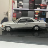 [AutoArt] 1:43 Mercedes-Benz 1985 500 SEC C126 argent voiture miniature Die-Cast