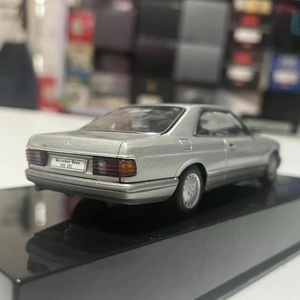 [AutoArt] 1:43 Mercedes-Benz 1985 500 SEC C126 argent voiture miniature Die-Cast