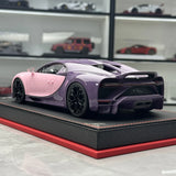 BBA Bugatti 2016 Chiron بينك 1:18 – نموذج راتنج قابل للجمع