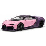 BBA Bugatti 2016 Chiron الوردي 1:18 – مجسم سيارة من الراتنج للعرض والاقتناء