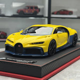 BBA Bugatti 2016 Chiron يلو 1:18 – نموذج راتنج قابل للجمع