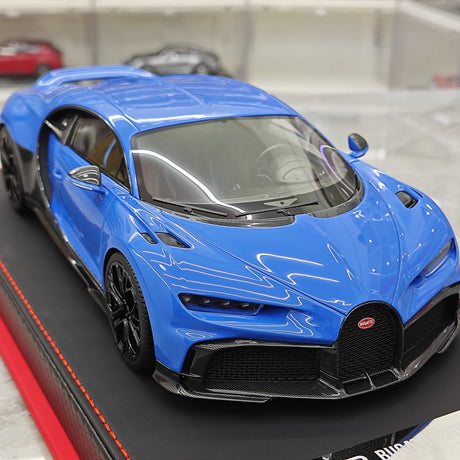 BBA Bugatti 2022 Chiron 프로필 블루 1:18 – 수집용 레진 모델 레진