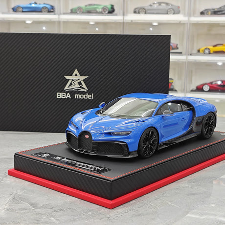 BBA Bugatti 2022 Chiron 프로필 블루 1:18 – 수집용 레진 모델 레진